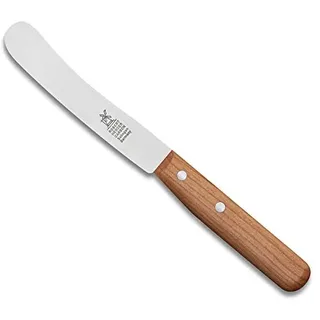 Windmühlenmesser 0403,450,02 Frühstücksmesser Buckels, Kirsche, Carbon, feinpließtet, 220mm