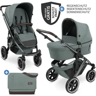 ABC-Design ABC Design Kombi-Kinderwagen Salsa 4 Air - inkl. Babywanne - Grün