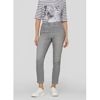 Jerseyhose RABE "Hose", Damen, Gr. 40, Normalgrößen, grau, 90%Baumwolle 8%Polyester 2%Elastan, unifarben, relaxed fit, Hosen Jerseyhose