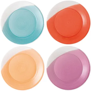 Royal Doulton 1815 Speiseteller, 23 cm, 4er-Set Mixed Patterns 9.2" Salad Plates Set Mehrfarbig Heftgerät