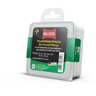 Ballistol 23219 Filzreiniger Spezial - Laufreiniger für Gewehr Kal 38, 60 Stück