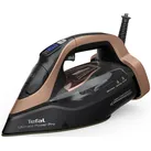 TEFAL Dampfbügeleisen "FV9E50 Ultimate Power Pro", schwarz (schwarz, bronze), B:15,2cm H:15,5cm T:32cm, Bügeleisen, 85 g/Min. kontin. Dampfabgabe, 300 g/Min. Dampfstoß, selbstreinigend