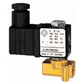 Riegler 2/2-MV, MS, NC, direktg., 24V DC, 5W, FKM, G1/8, PN0-8bar