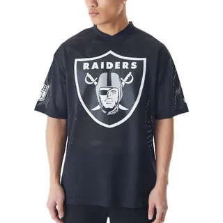 New Era New Era, Herren, Sportshirt, NFL Jersey Mesh Trikot - Las Vegas Raiders - M (M), Schwarz, M