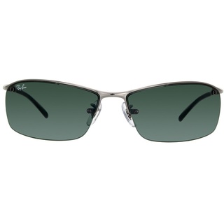 Ray-Ban Top Bar RB3183 004/71 63-15 polished gunmetal/green