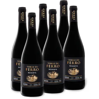 6 x 0,75-l-Flasche Weinpaket Torre de Ferro Dão DOC Reserva trocken, Rotwein