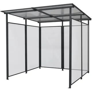 Floraworld Multifunktionsunterstand 227 x 223 x 212 cm grau