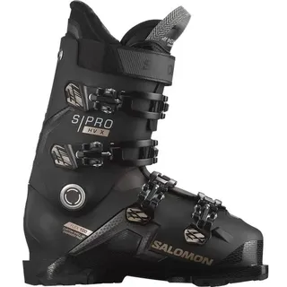 Salomon Herren Ski-Schuhe ALP. BOOTS S/PRO HV 130, Black/Blue Met./Beluga, 27