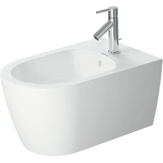 Duravit ME by Starck Wand-Bidet ÜL, Hahnlochbank, weiß