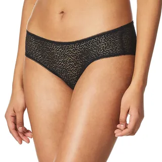 DKNY Modern Lace Trim Hipster schwarz L
