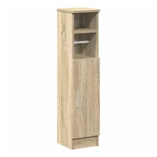 vidaXL Badezimmerschrank mit Rollenhalter Sonoma-Eiche 20,5x22x90 cm