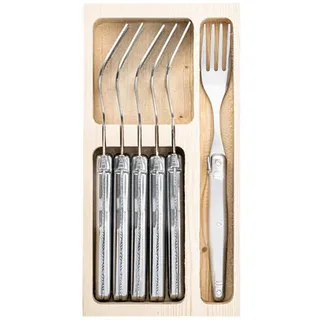 Laguiole Style de Vie Gabel-Set, Edelstahl, Metall, Essen & Trinken, Besteck, Gabeln