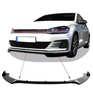 Frontspoilerlippe Frontflap Spoiler Splitter für Golf 7, nur für GTI passend für Golf 7 GTI  Baujahr 2012 - 2018