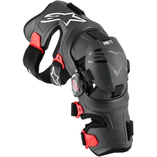 Alpinestars RK-7 Plasma Knie Orthesen - Schwarz/Rot
