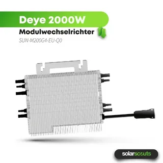 DEYE 2000W SUN-M200G4-EU-Q0 Mikrowechselrichter Balkonkraftwerk PV Anlage Solar