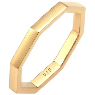 Elli - Pinky Ring Achteckform Geo Look 925 Silber Ringe Damen (59.99 € / )