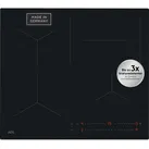 AEG Induktions-Kochfeld "TO64ICOFIT", schwarz, B:58cm H:4,4cm T:51cm, Kochfelder, SaphirMatt SE – 3× kratzresistenter & langlebig, Made in Germany
