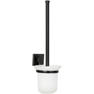 Fackelmann Toilettenbürste mit Halter Schwarz
