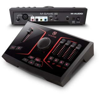 M-GАМЕ Solo USB Audio Interface Mixer für Streaming & Gaming mit XLR-Mikrofoneingang, optischem Eingang, Stimmeffekten, Sampler & dedizierter Software