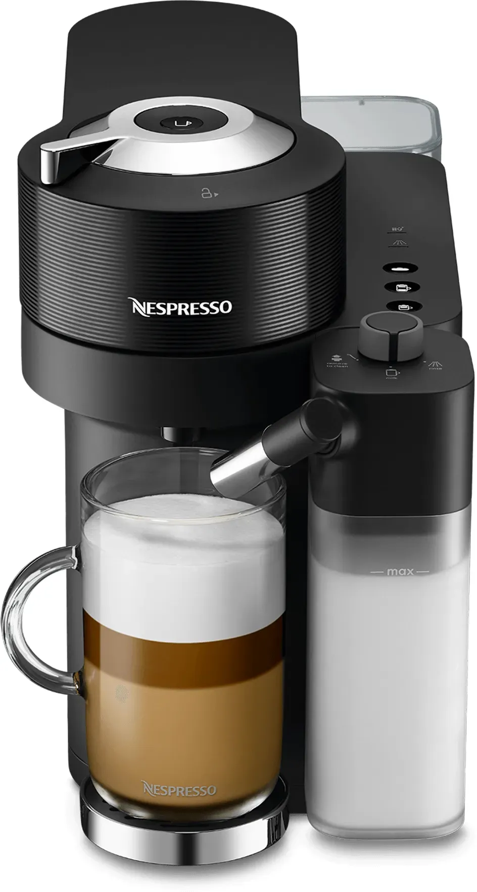 Nespresso VERTUO Lattissima Matte Black & Glossy Vertuo Kaffeemaschine