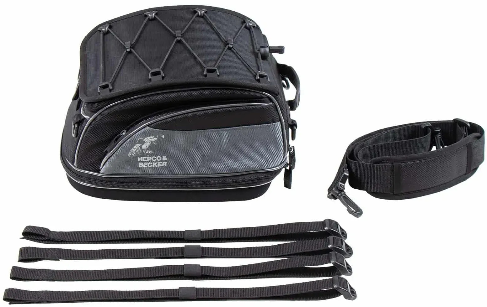 Hepco & Becker Street Hecktasche zur universellen Gurtbefestigung