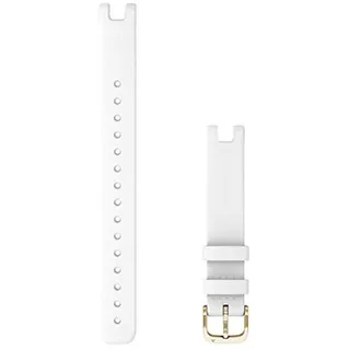 Leder Weiß/Gold 120 bis 195 mm