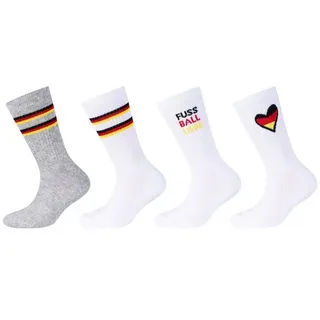 s.Oliver S. Oliver Kinder Socken 4er Pack originals in white mix & 1000 | Gr.: 27-30