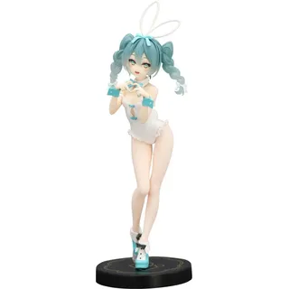 FuRyu Hatsune Miku BiCute Bunnies PVC Statue Miku Rurudo White Color Ver. 27 cm
