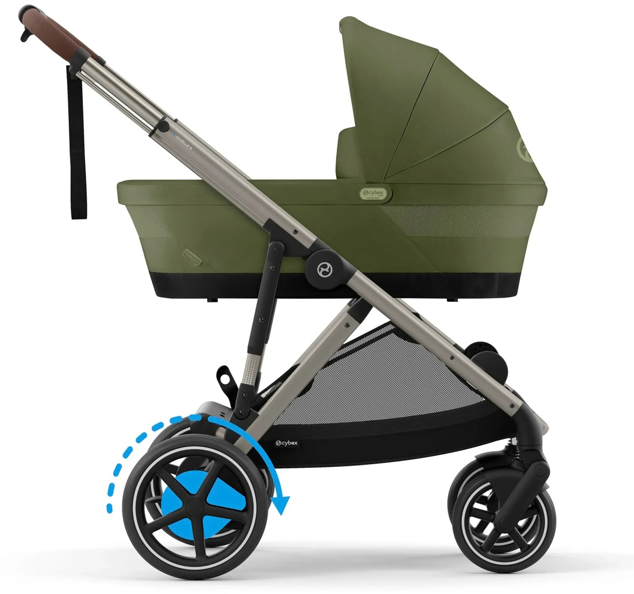 Cybex GOLD Kombikinderwagen eGazelle, gruen