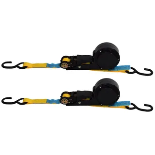 Tech-Craft Spanngurte Automatik 2er-Set 25 mm x 4 m