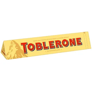 Toblerone - Feine Schweizer Milchschokoldade mit Honig und Mandelnougat, 360 g