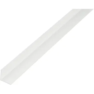 GAH Alberts Alberts Winkelprof. gleichsch., ungelocht L1000x B15x H15x S1, 2mm Kunststoff weiß