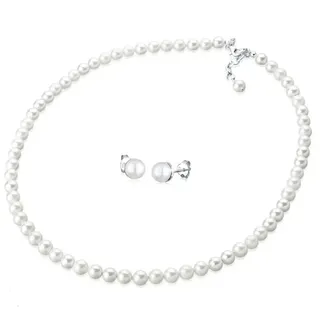 Elli Schmuckset 925 Sterling Silber in Weiß | Gr.: S - L