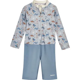 Playshoes UV-Schutz Einteiler Dino allover blau, 86/92
