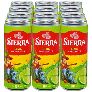 Sierra Lime Margarita 10 % Vol 0,25 Liter, 12er Pack