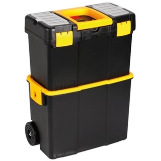 Perel Werkzeugtrolley, Werkzeugkasten, Werkzeugkoffer Trolley, Kunststoff, Höhe 62 cm, MP70