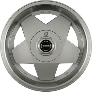 Borbet A silver polished 7x15 ET35 4x108 57,1,