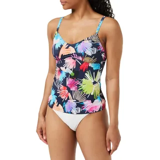 Firefly MEA Tankini-Oberteil Navy Dark/Flower 36