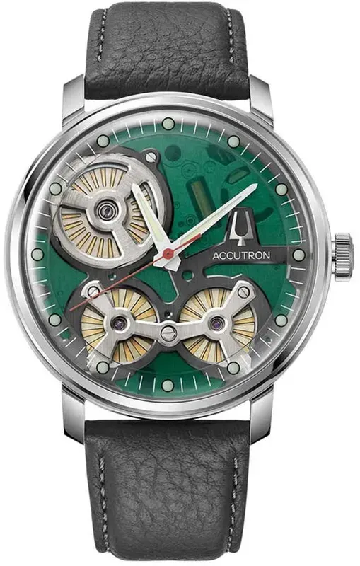 Bulova Accutron Spaceview - Grün/Schwarz / 45 mm