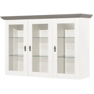 maison bleue Vitrinenaufsatz für Sideboard Florian ¦ weiß ¦ Maße (cm): B: 171,3 H: 112 T: 48.0