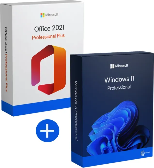 Windows 11 Pro und Office 2021 Professional Plus Bundle