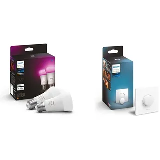Philips Hue White & Color Ambiance E27 Doppelpack 2x1100 LED Lampe Mehrfarbig