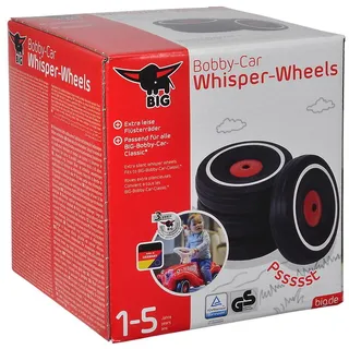 BIG Outdoor Spielzeug Flüsterräder Bobby Car Whisper Wheels schwarz 800001260