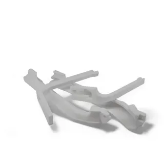 Seitenschutz für Mammotion Luba 2-3000X, 5000X und 10000X + GRATIS Geschenk - Schwarz und Weiß - Gegen Kratzer und Verklemmen - Kantenschutz - Seitenschweller (Weiß - Old Gen)