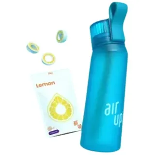 AIR UP Original Trinkflasche 650 ml 3 Pods + 1 Pod Gratis (Trinkflasche Kobalt Blo 650 ml)