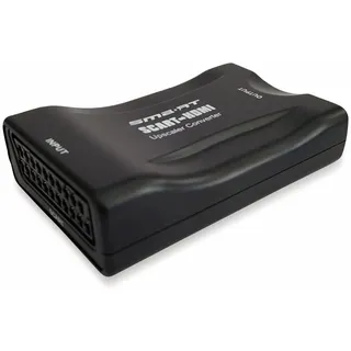 S-IMPULS Scart-Konverter, Scart zu HDMI, analog/digital, 1080p - Schwarz