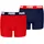 Boxershorts EVERYDAY BASIC BOXER 2P in Red Blue Gr 164