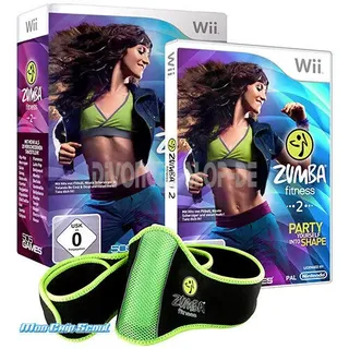 Nintendo Wii Zumba Fitness 2 inkl. Fitness-Gürtel - NEU + OVP