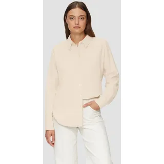 S.Oliver Cordbluse im Relaxed Fit mit Naht-Details beige 40 - 40