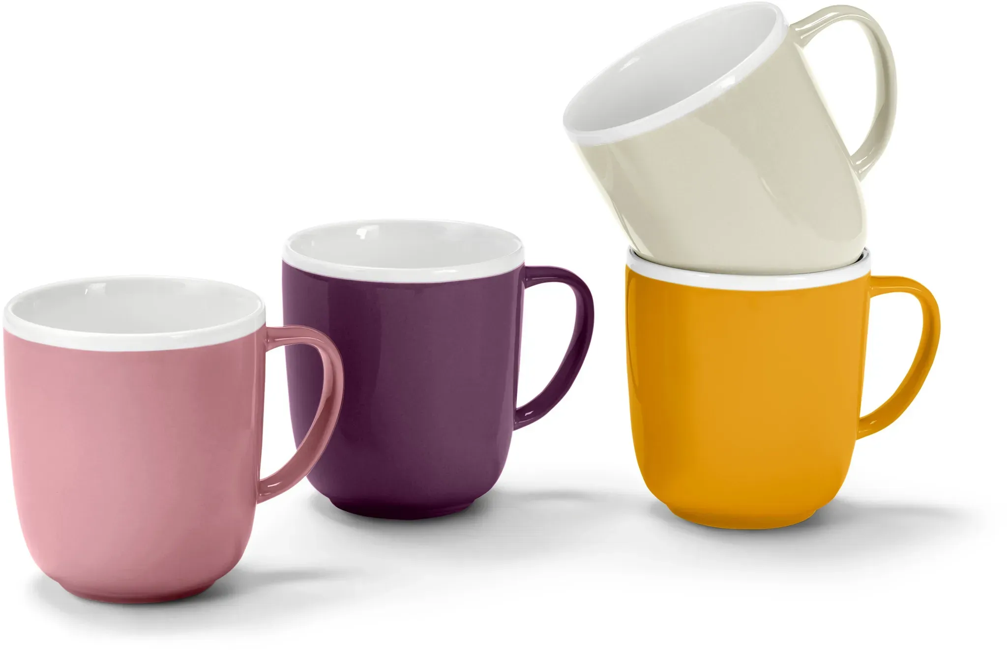Tchibo - 4 Trinkbecher - creme